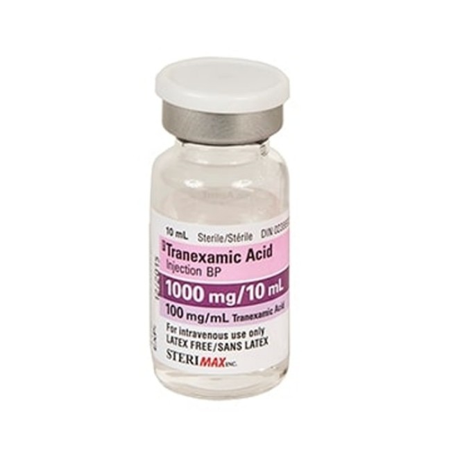 Tranexamic Acid Vial 100Mg Ml 10Ml  Non Returnable Item 