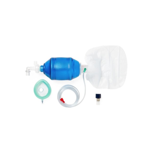 Resuscitators  Adult Manual Resuscitator With Peep Valve   Bag Reservoir