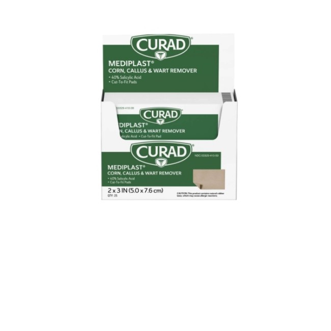 Curad Mediplast Corn   Callus And Wart Remover Pads   2 X3 