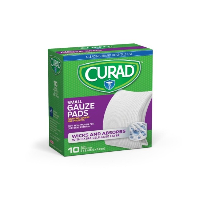 Gauze Pads  Curad Sterile Pro Gauze Pad   2  X 2   10 Box