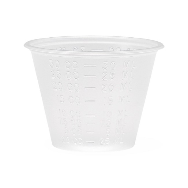 Medicine Cups  Graduated Plastic Medicine Cup   30 Ml   Graduated In Ml And Cc