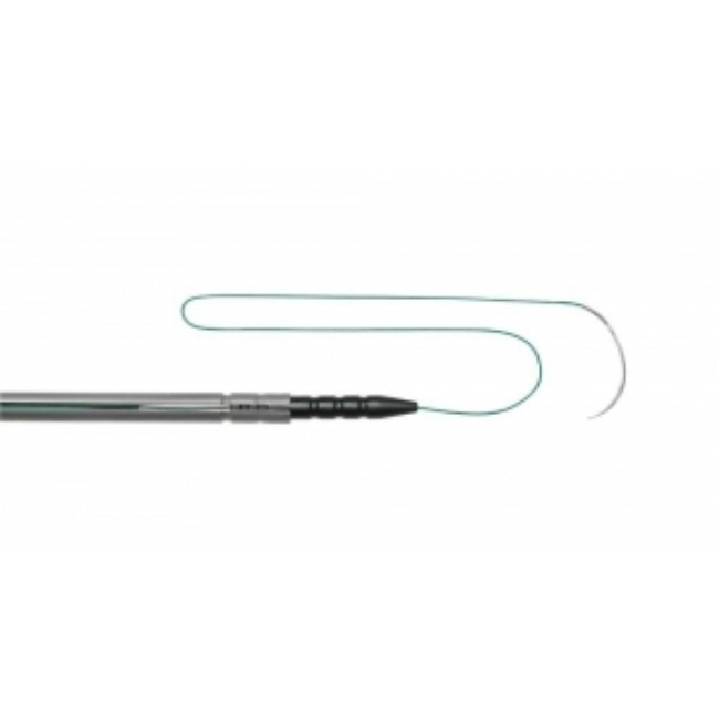 Suture Endosuture L44in Double Armed 2 0 Tapered En3 Needle Polyester Braided Green Ehthibond