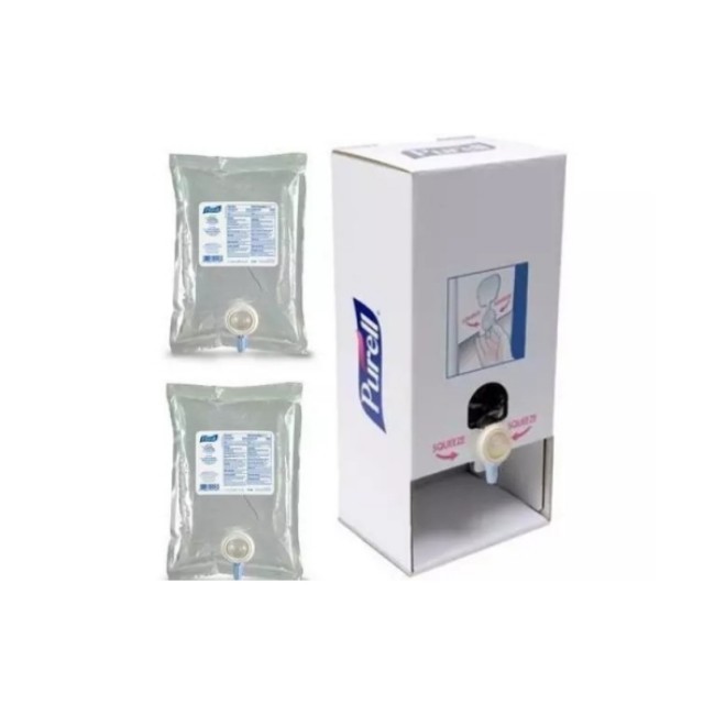 Gojo Hand Sanitizer Desktop Station W  2 1L Refill Bags