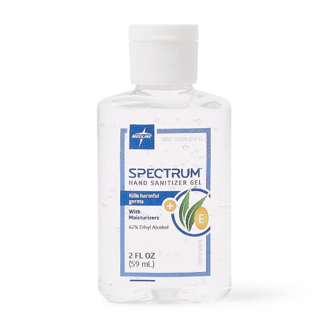 Hand Sanitizer  Gel  Spectrum 62  2Oz