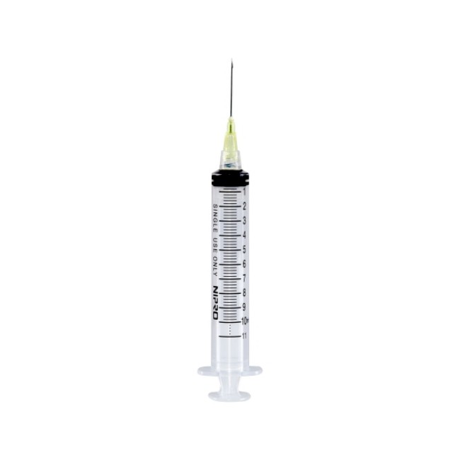 Luer Lock Syringe Without Needle   20 G X 1   10 Cc