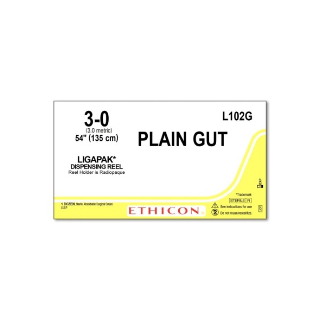 Sutures  Plain Surgical Gut Suture   Size 3 0   54 