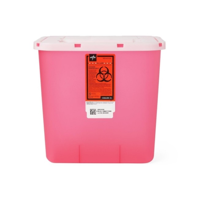 Multipurpose Sharps Container   Red   2 Gal 