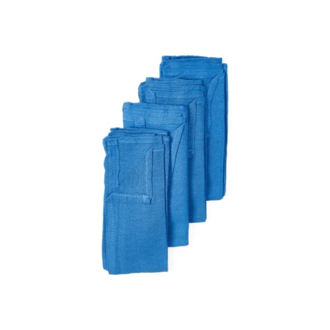 Towels  Sterile Disposable Or Towel   Blue   4 Pk