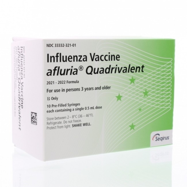 Afluria  Quadrivalent 0 5 Ml Prefilled Syringes