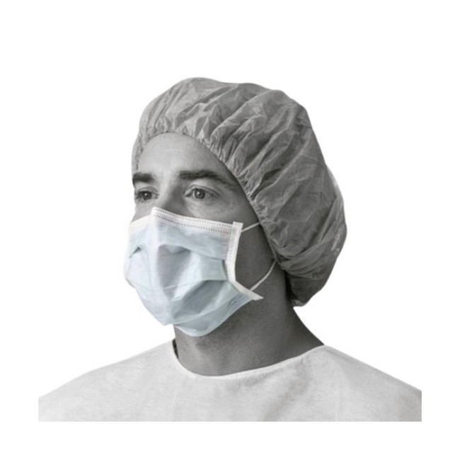 Astm F2100 19 Level 2 Procedure Face Mask With Ear Loops   Blue