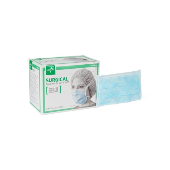 Mask   Surgical Medlite Blue Ties