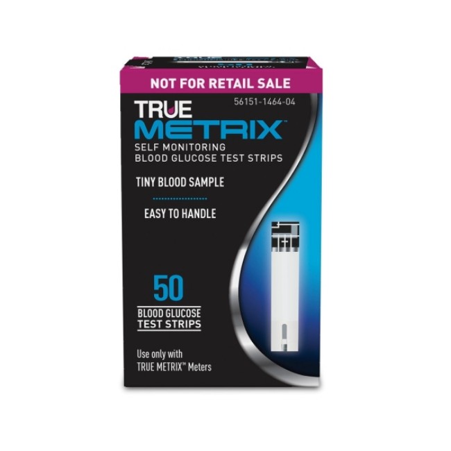 Glucose Strips  True Metrix Blood Glucose Test Strips   50 Bx   Not For Retail Sale