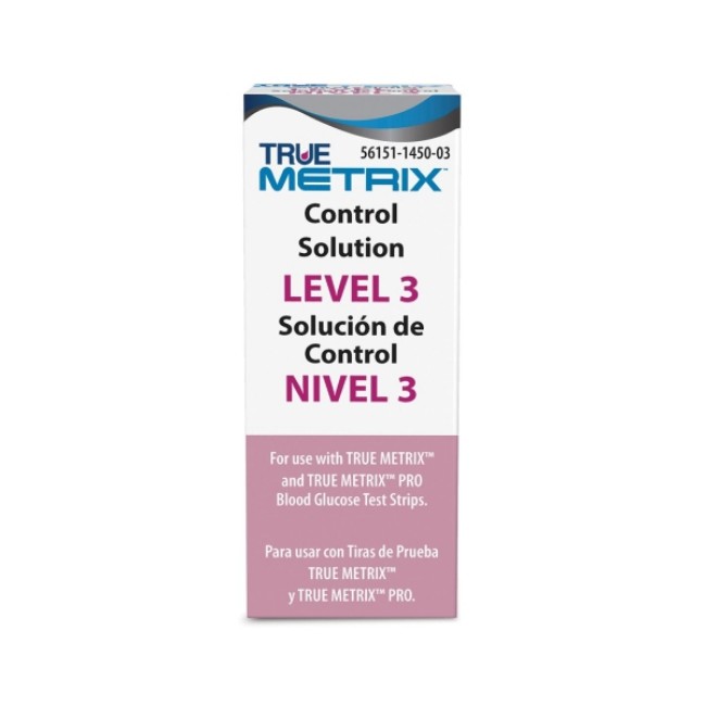 Glucose Controls  True Metrix Blood Glucose Control Solution   3 Ml   Level 3