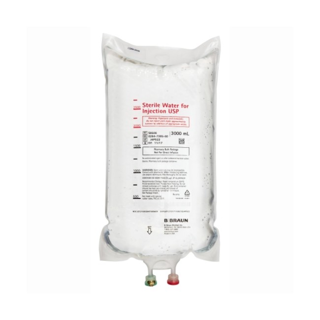 Sterile Water For Injection   Usp   3  000 Ml