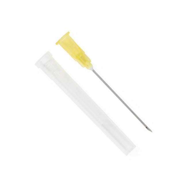 Needles  Standard Hypodermic Needle   20G X 1 5   Yellow