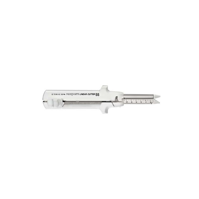 Stapler Internal L55mm Staple Line L57mm Cut Line L53mm Vascular Thin Tissue White Reload 8 Firing 4 Row With B Form Cam Closure Mechanism Technology Proximate