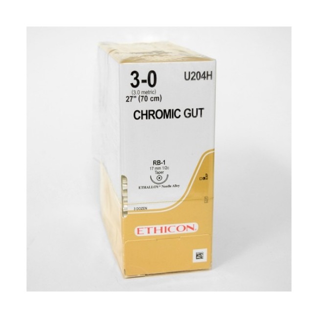 Suture   Gut Chromic 3 0 27 Rb1