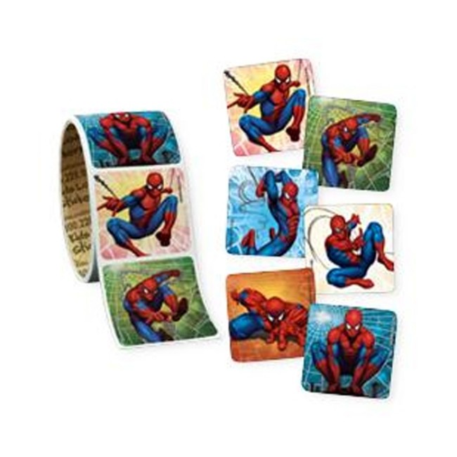 Stickers   Kids  Spider Man Classic Value Stickers On A Roll   1 5 8  X 1 5 8   100 Roll