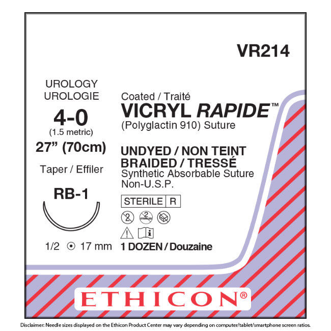 Suture  Ctd Vicryl Rapide Und Br 4 0 27