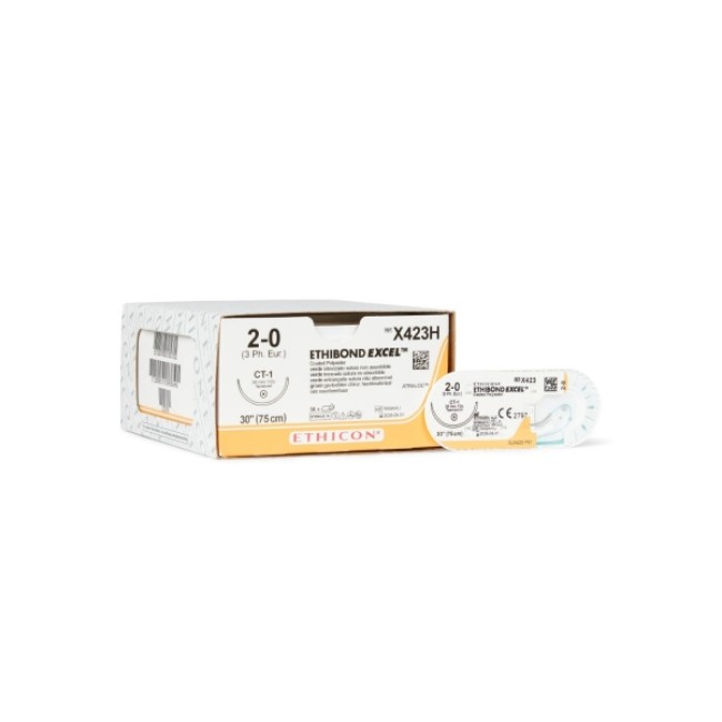 Suture   Ethibond 2 0 30 Green Ct 1