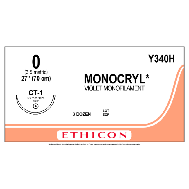 Suture  0 27 Monocryl Vio Mono Ct