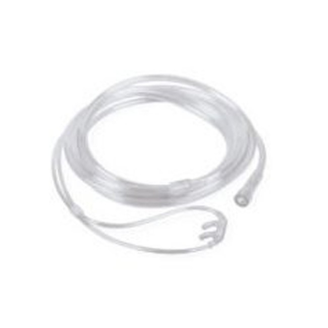 Cannula   Oxygen  Adult Soft Touch Nasal Cannula With 7  Tubing And Standard Connectors