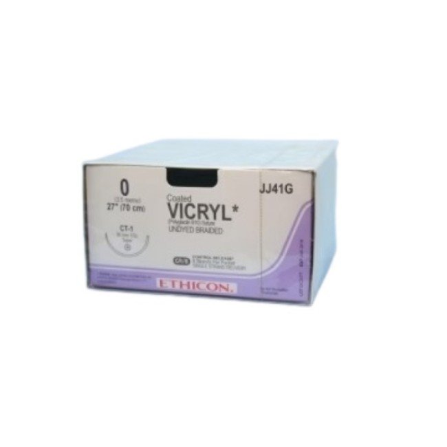 Undyed Coated Vicryl 0 Ct 1 27  Suture