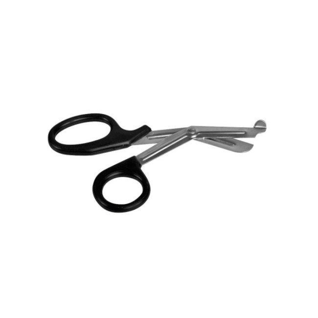 Scissors  Utility Scissors With Plastic Handle   Single Use   Nonsterile   Black   7 5 