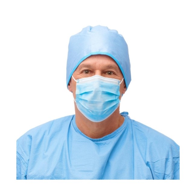 Astm Level 1 Procedure Face Mask With Ear Loops   Blue   Nonreturnable