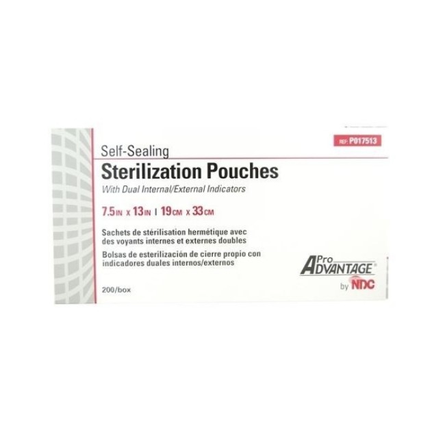 Non Returnable   Pouch Sterilization 7 5  X 13  Self Seal