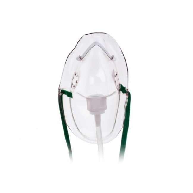 Elongated Oxygen Mask   Under The Chin   Medium Concentration   Adult