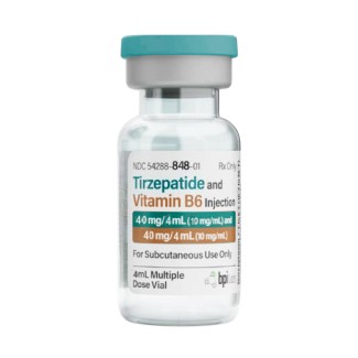 Tirzepatide 40mg (10mg/mL + B6 10mg/mL) (4mL Vial) | Pipeline Medical Tirzepatide 40mg (10mg/mL + B6 10mg/mL) (4mL Vial) | Pipeline Medical